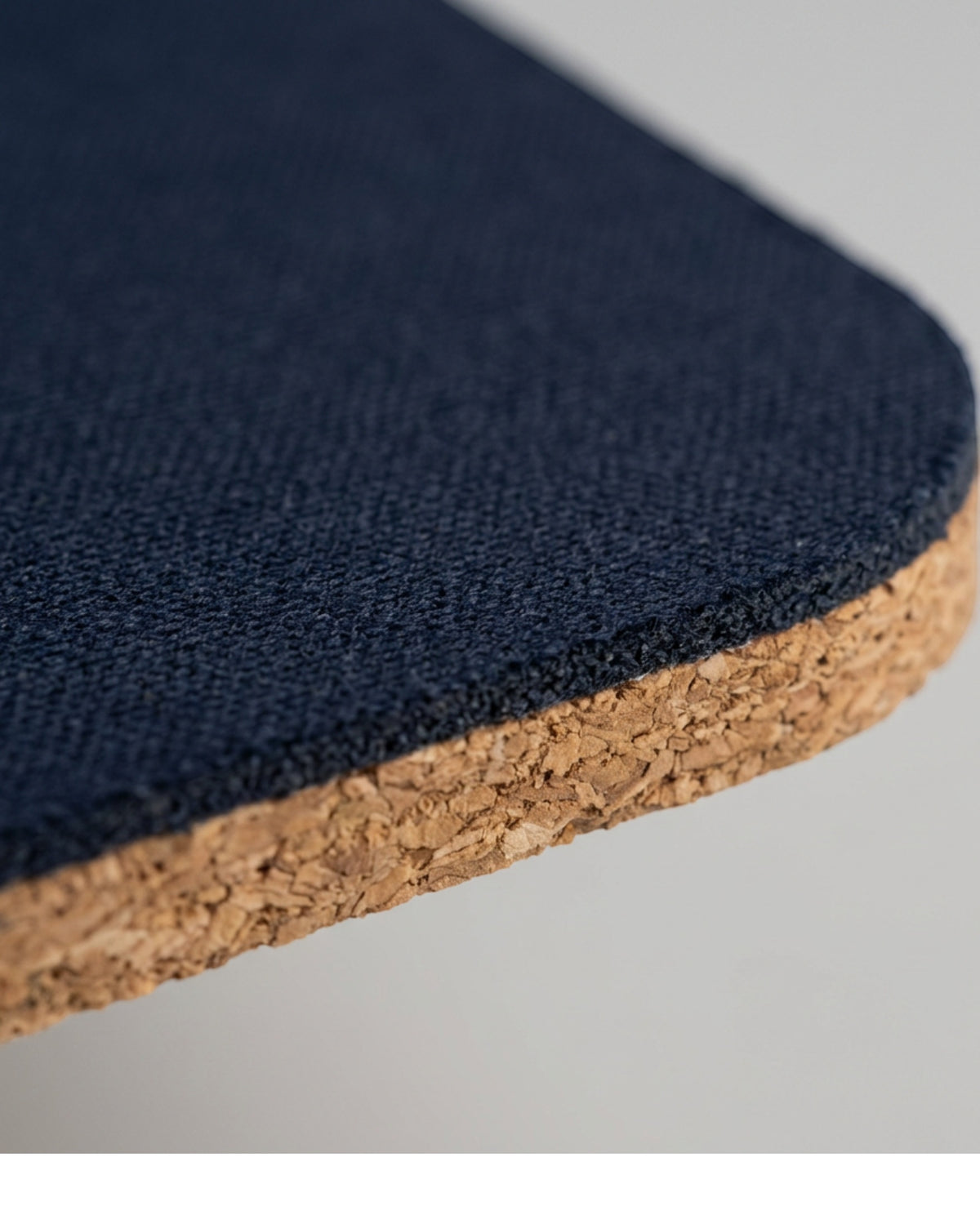 Cirae Cork Base Mouse Pad 28 x 22 cm Navy - Detail view
