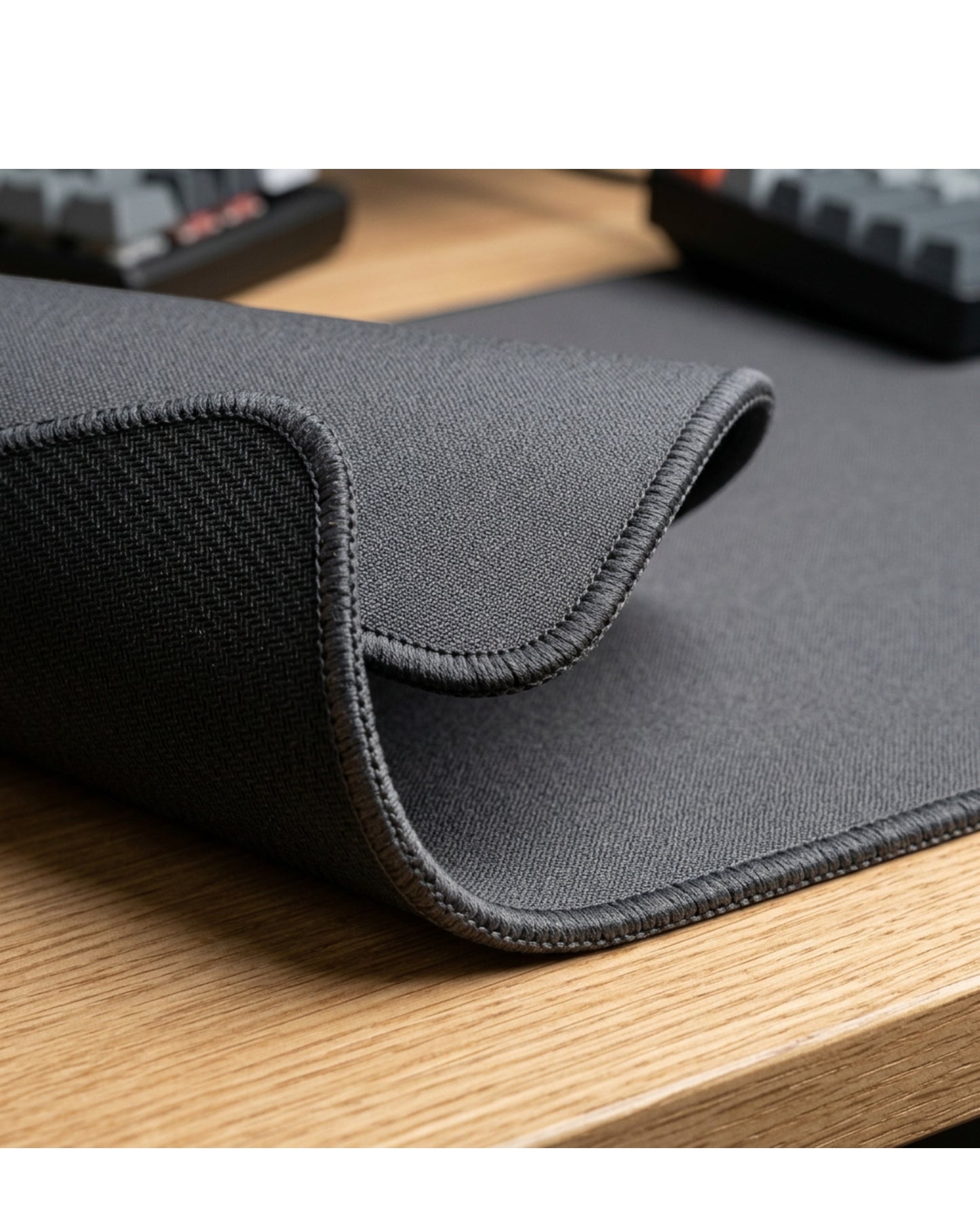 Cirae Extended Desk Mouse Pad Charcoal 31 x 12 in