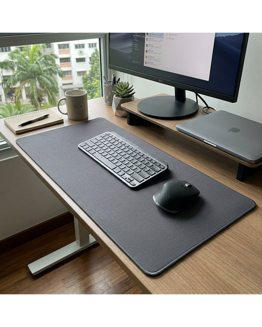 Cirae Extended Desk Mouse Pad Charcoal 31 x 12 in